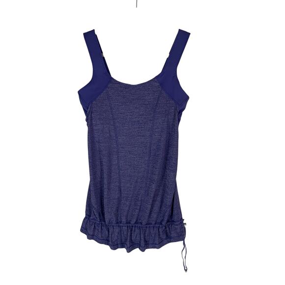 Lululemon Run Time Tank Top with Built-In Bra Women’s Size 8 Purple Active - Picture 1 of 8